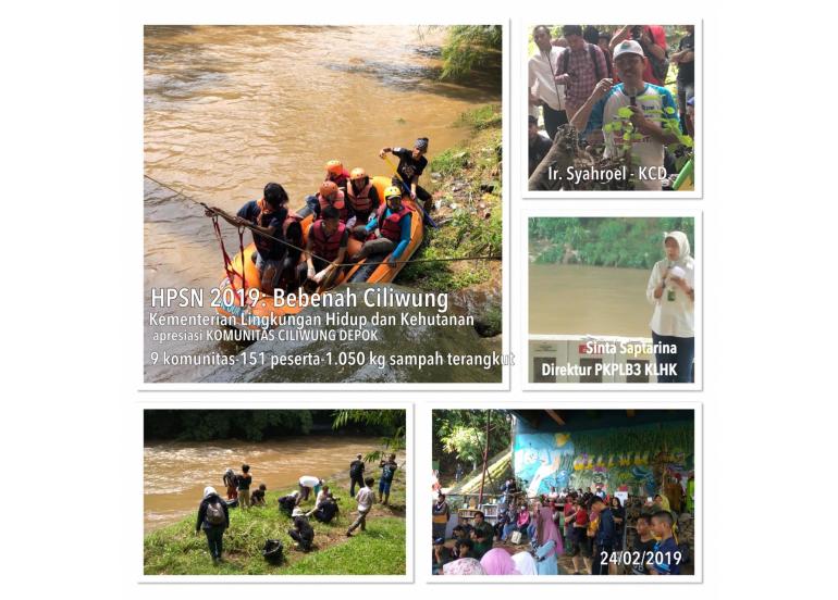 'Bebenah Ciliwung ' Dalam Rangka HPSN 2019
